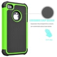 thumbnail image 4 of iPhone SE Case, iPhone 5S Case Cover, iPhone 5 5S SE 5SE Case Shock Absorbing Hybrid Defender Rugged Cover Skin Shell Hard Plastic Outer & Rubber Silicone Inner, 4 of 4