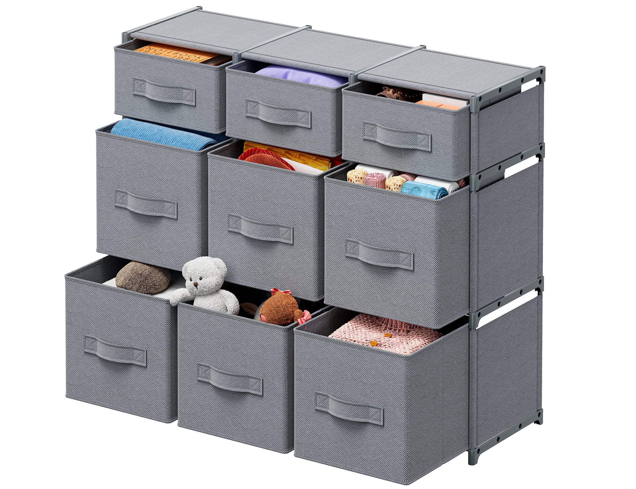 Highwell Cube Storage Organizer, 9-Cube Closet Organizers and
