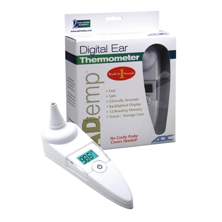 Adtemp Tympanic Ear Thermometer Digital Display 421 1 Each