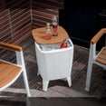 thumbnail image 3 of Mesa Hielera MQ Cooler Table Tipo Rattan Jardin y Exteriores Caramelo, 3 of 9