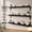 A. Black Board & Black Brackets, variant on Wall Mounted Floating Shelves, Black Wood, Set of 3, 23in
