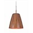 thumbnail image 3 of Woodbridge Lighting 14023STNWL-W2A1BB Bamboo Mini Pendant, Satin Nickel Hardware, 3 of 3