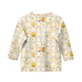 thumbnail image 4 of YOUYEDIAN 2026 Easter Girls 3/4 Length Sleeve Shirts Kids Festival Cute Bunny Print Cotton Tees Tops Holiday Casual Funny Clothes (Beige, 9-10 Years), 4 of 4