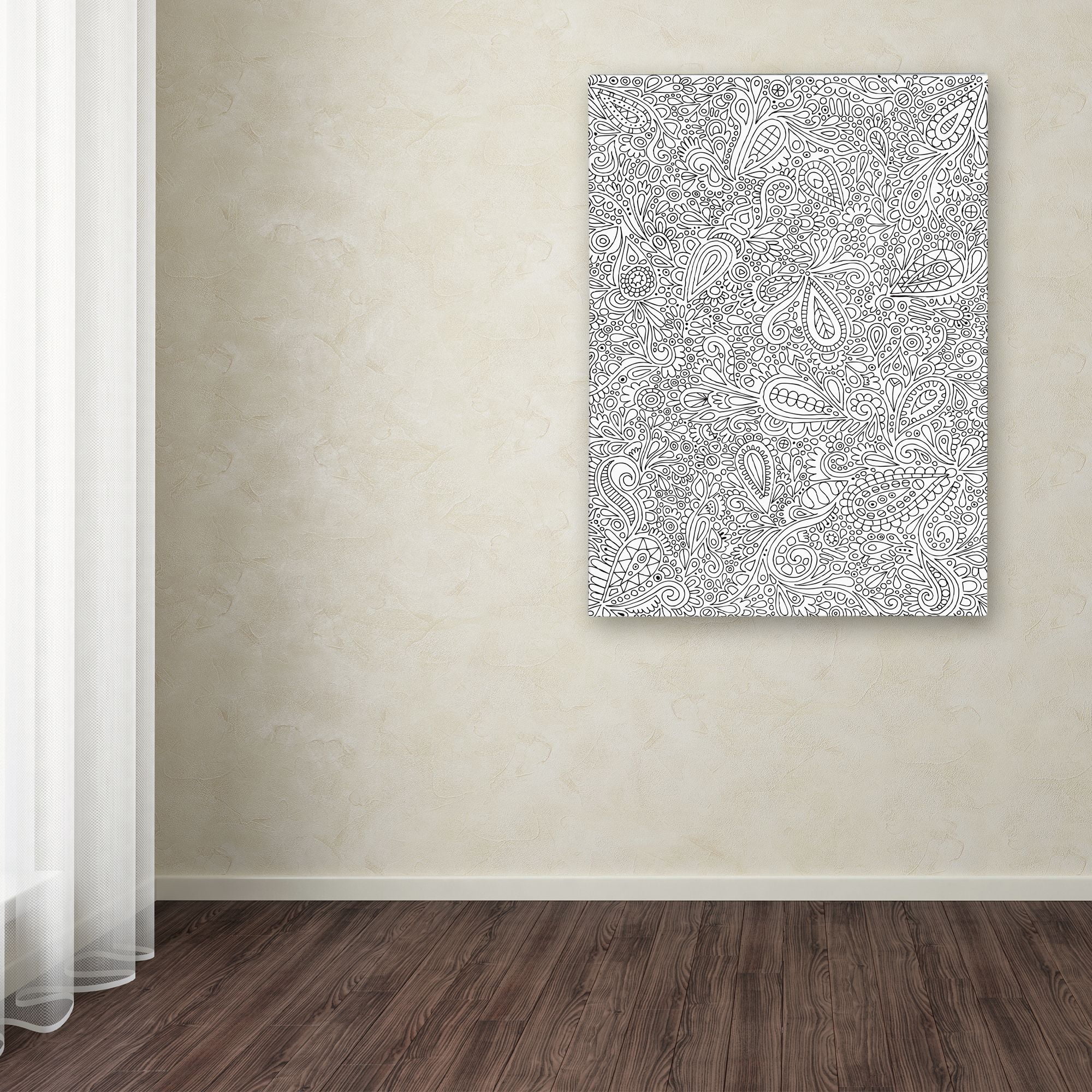 Trademark Fine Art "Oodles of Doodles" Canvas Art by Hello Angel