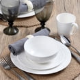 thumbnail image 2 of Pfaltzgraff® Flamingo 16-Piece Dinnerware Set Porcelain White, 2 of 9