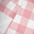 thumbnail image 6 of Valentine's Day Valances for Windows Pink Plaid Check Rod Pocket Curtain Valance Window Treatment Short Curtains for Kitchen Living Room, 42"x18", 6 of 9