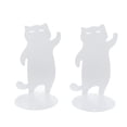 thumbnail image 1 of 1 Paire de Serre-Livres Design Chat Serre-Livres en Fer pour la Maison, 1 of 6