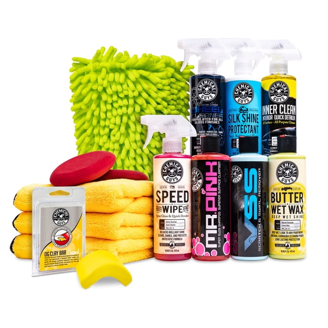 Kit de Limpieza para Auto Chemical Guys HOL123 Interior y Exterior