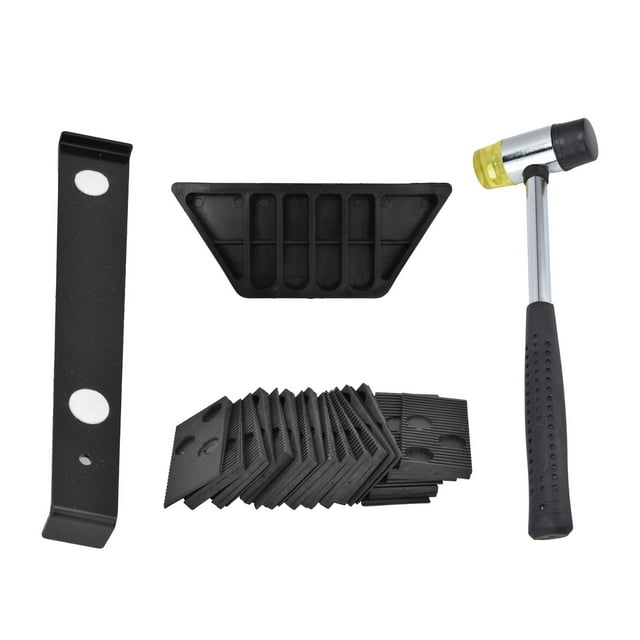 Kit De Instalación De Pisos De Madera, Herramientas De Piso Laminado Negro Para La Decoración De La Casa