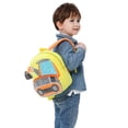 thumbnail image 2 of Creative Cute Cartoon Plush Engineering Vehicle Excavator Dump Truck Backpack For Outdoor Traveling Kindergarten Boys And Girls Accessories Gift, 2 of 5
