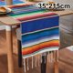 thumbnail image 2 of Camino de mesa con sarape para decoración de fiestas con temática mexicana para el Cinco de Mayo, 2 of 5