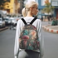 thumbnail image 7 of FORMRS Mini Backpack Purse for Women Travel Daypack Casual Shoulder Bag, Psychedelic Forest, 7 of 7