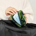 thumbnail image 5 of Crocodile Sanitary Napkin Bags Storage Bag Hiking Pouch Small Canvas Zipper Pouch, 4.7x6.6x6.6 in, Period Purse for Feminine Hygiene Products, 5 of 6