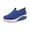 Royal Blue_021, variant on Domuza Orthopedic Dress Shoes for Women Arch Support Slip on Non Slip Work Shoes Wide Width Mesh Stretch Hiking Shoes Soft 2026 Foam Shoes Black 7.5(EU-39)