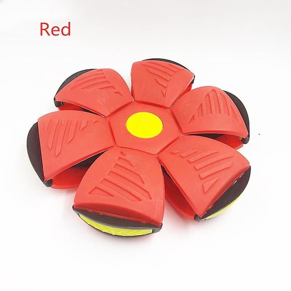 Children's Disc Ball Toy, Outdoor Garden Beach Game, Sports Balls for Kids (Red)