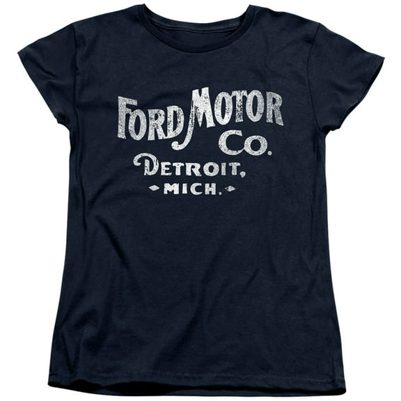 Ford Motor Co S/S Women's T-Shirt Navy
