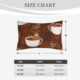 thumbnail image 6 of Balery Sloths Need More Coffee Bedding Queen Pillow Cases - Envelope Closure - Soft Brushed Microfiber Fabric - Shrinkage and Fade Resistant Pillow Cases-20"x30", 6 of 9
