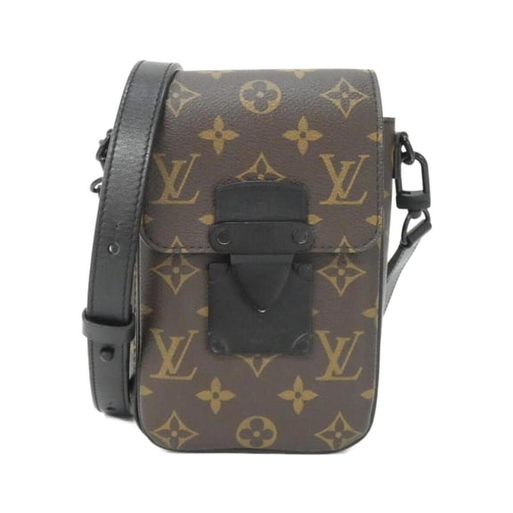 Pre-Owned Louis Vuitton Monogram Macassar S-Lock Vertical Wearable Wallet M81522... (Good)