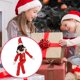 thumbnail image 3 of Atmósfera Festiva Adorno Muñeca Elfo La Decoraciones Navideñas, 3 of 9