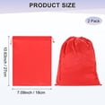 thumbnail image 3 of Uxcell 2-Pack Ski Goggle Bag, 11.8" x 9.1" Soft Microfiber Pouch Bags with Drawstring for Snow Goggles Red, 3 of 7
