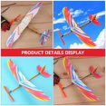 thumbnail image 2 of 10pcs Rubber Band Powered Airplane Model Jetstream Balsa Wood Glider Plane Toys for Kids Indoor Outdoor Sports Garden Yard Playing Random, 2 of 7