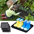thumbnail image 3 of Plateaux à Chaussures Plateaux Polyvalents Plateaux Imperméables 3 Pcs Plateaux à Bottes Polyvalents Tapis Plateaux à Chaussures Plateaux pour Animaux Bol d'Eau et de Nourriture Plateaux Imperméables pour Protection de Plancher Intérieur et Extérieur, 3 of 8