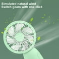 thumbnail image 6 of NSESSHome Mini USB Charging Handheld Fan, Quiet, Portable and Long-Lasting with 3 Wind Speeds - Perfect Summer Cooling Gift in Refreshing, 6 of 8