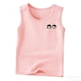 thumbnail image 5 of ITSAME Boys Tank Tops, Loose Fit Round Neck Cotton Summer Casual Fashion Sleeveless Undershirts Pink 5-6T, 5 of 6