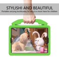 thumbnail image 6 of Mantto iPad 10.2 Case, iPad 9th/8th/7th Generation Kids Case with Raised Lip Screen Protection, Portable Handle Stand, Shockproof Cover for iPad 10.2 inch 2021/2020/2019 Model, Green, 6 of 6
