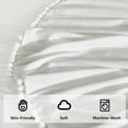 thumbnail image 5 of Ruffled Crib Skirt with Pompoms:Crib Bed Skirt with 14" Drop,Mini Crib Bedding Toddler Skirt,Baby Crib Accessories for Baby Boys Girls,28" X 52" (White), 5 of 14