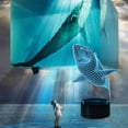 thumbnail image 3 of Led Night Light 3d Shark Lamp Multi 7 Color Changing Touch Switch Optical Table Lamp Usb Powered For Home Room Bar Party Festival Decor Kids Room, 3 of 5