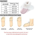 thumbnail image 5 of Women's Slipper Memory Foam Fluffy Soft Warm Slip On House Slippers,Anti-Skid Cozy Plush for Indoor Outdoor, 5 of 7