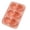 B004- Pink, variant on Silicone Ice Cube TraysforFreezer, 8X5 In, Black Silicone, Heart Shaped Molds, Rose Molds, Silicone Molds, Ice Cube Molds, 1 Pc, Chilled Drinks, Valentine Entertaining