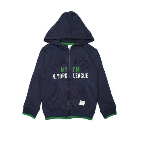 NY League Zip Up Hoodie Sweatshirt (Little Boy & Big Boy)