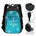 thumbnail image 3 of Daiia Christmas Snow Pattern USB Charging Backpack for Men and Women, Anti-Theft Backpack,Travel Backpack,School Backpack,College Backpack,Laptop Backpack, 3 of 7