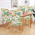 thumbnail image 2 of Yayeee 4 Pack Dining Chair Covers Stretch Parson Chairs Slipcovers Seat Protector, Retro Orange Floral, 2 of 6