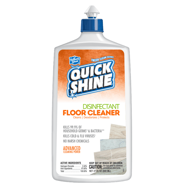 QUICK SHINE Disinfectant Floor Cleaner, 27 Fluid Ounce