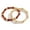 JDB0108019, variant on 2PCS Minimalist Design Bracelets, Stainless Steel Resin Jewelry Unisex Stackable for Formal & Casual Outfits