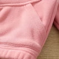 thumbnail image 5 of Cethrio Girls Fleece Jackets Size 10-12, Lightweight Zip up Warm Stand up Collar Winter Outerwear Pink, 5 of 5
