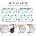 thumbnail image 6 of Fotbe Sea Turtle 2-Piece Car Windshield Sun Shade | Sun Blocker for Car Windshield | Foldable Automotive Interior Accessories for Sun Protection-Small, 6 of 7