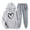 /A73GY2499, variant on MEZZALL Winter Women's Hooded Sweatshirt Sweatpants Sets Loose Solid Color Heart Plus Velvet Casual Tracksuit Clothes Sets Outfit Sets Leisure Clothing