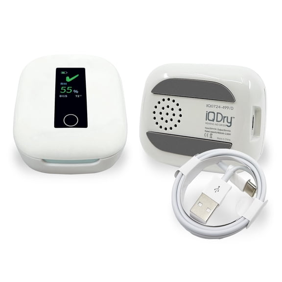 iQDry by Dry & Store - Hearing Aid Dryer & Dehumidifier | 15-Minute Rapid Dehumidification