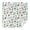 Pioneer Flower Floral-3, variant on Pioneer Flower Floral Print Pattern Square Tablecloth, Waterproof Wipeable Spillproof Washable Table Cover for Home Kitchen Party Decor, 42"x42"