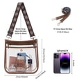 thumbnail image 2 of Crossbody HKCLUF de cuero de diseño con correas Leopard Innova, 2 of 8