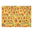 thumbnail image 3 of MYPOP Vintage Sunflower Floral Cotton Linen Tablecloth 60x84 Inches, Watercolor Table Cloth Cover for Holiday Party Decoration, 3 of 6