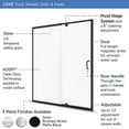 thumbnail image 2 of Miseno Msdc6069 Purify 69" High X 60" Wide Semi-Framed Pivot Shower Door - Nickel, 2 of 6