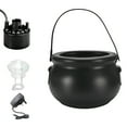 thumbnail image 2 of stanreset Halloween Witch Cauldrons Fog Maker Spooky Mist Effect Wide Application Safe To Festive Decorations black UK Plug 1Set, 2 of 6