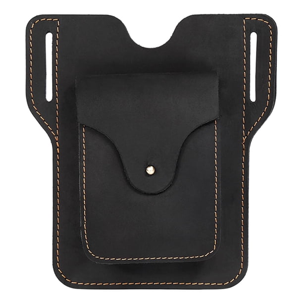 Funda para teléfono de motocicleta para cinturón, ideal para actividades al aire libre, pesca, senderismo y ciclismo. negro 4