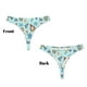 thumbnail image 3 of Balery Sea Shells 2 Tangas de Algodón para Mujer con Estampado – Ropa Interior Sexy, Transpirable, G-string-Medium, 3 of 6