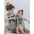 thumbnail image 6 of Mom and Daughter Matching Outfits Mommy and Me Shirts Me Mini Me Mothers Day Mom Gray XX-Large / Daughter Gray 3T, 6 of 7